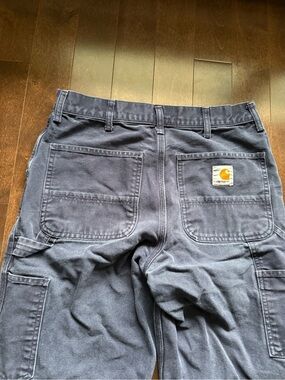 Carhartt WIP Single Knee Pant Navy Work Wear Canvas Carpenter Style OG Patch